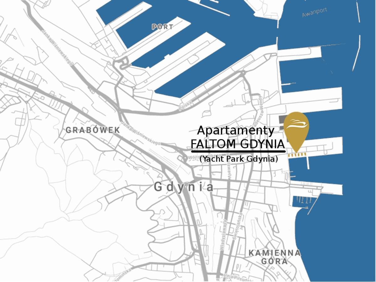 Apartament Faltom 26 Yacht Park Z Tarasem Gdynia Luaran gambar